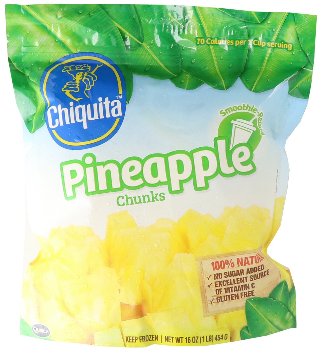 slide 1 of 1, Chiquita Pineapple Chunks, 16 oz