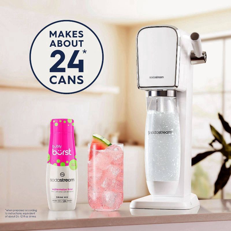 slide 7 of 8, SodaStream Bubly Burst Watermelon Lime Flavor Mix, 1 ct