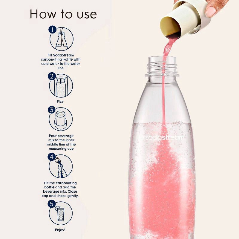 slide 2 of 8, SodaStream Bubly Burst Watermelon Lime Flavor Mix, 1 ct