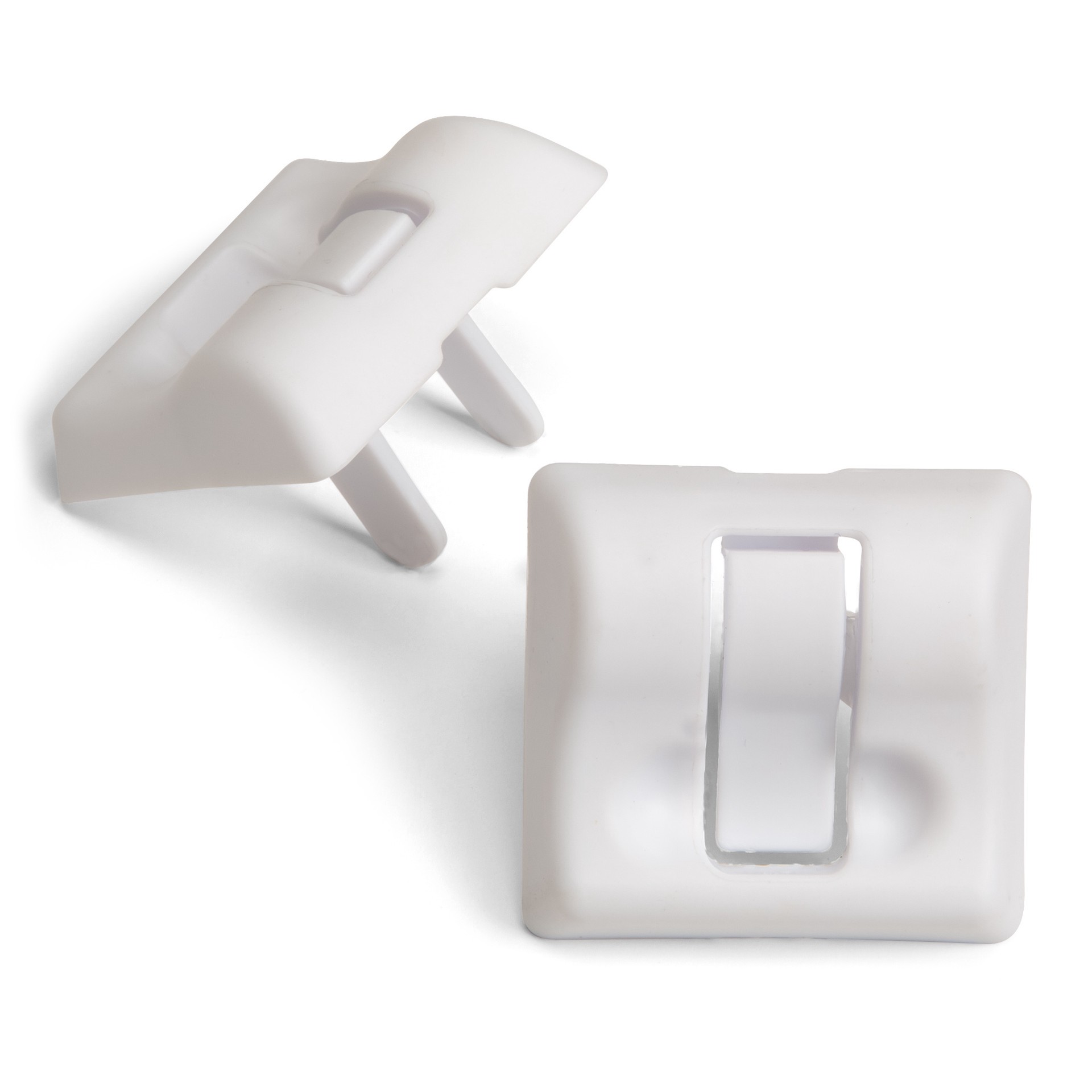slide 4 of 4, Safety 1ˢᵗ Press Tab Plug Protectors (36pk), White, 0.40 lb