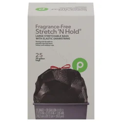 Publix Trash Bags, with Drawstring Closure System