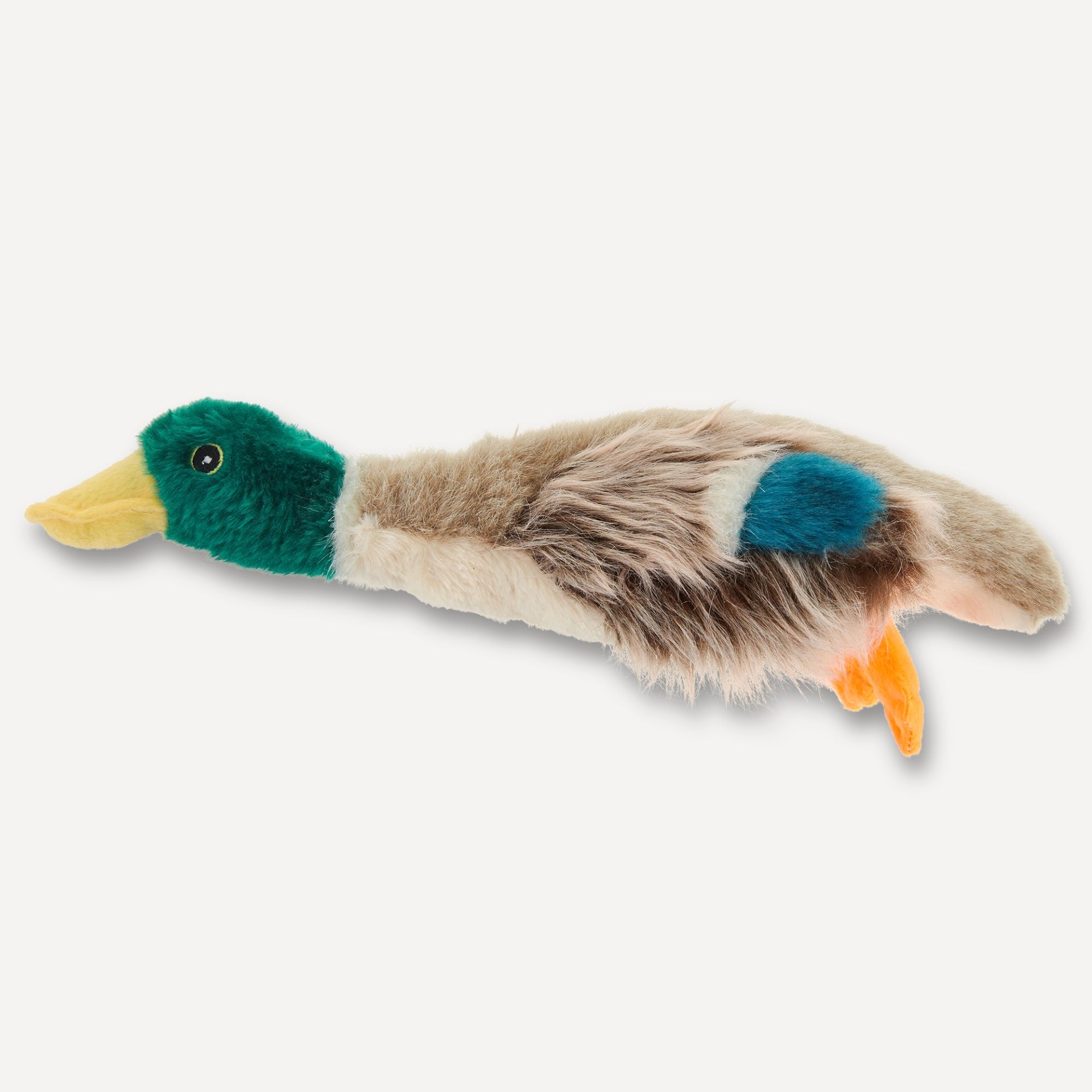 slide 1 of 1, Joyhound Top Paw Realistic Duck Dog Toy - Plush, Squeaker, 1 ct