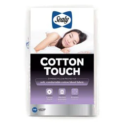 Sealy Cotton Touch Pillow Protector King