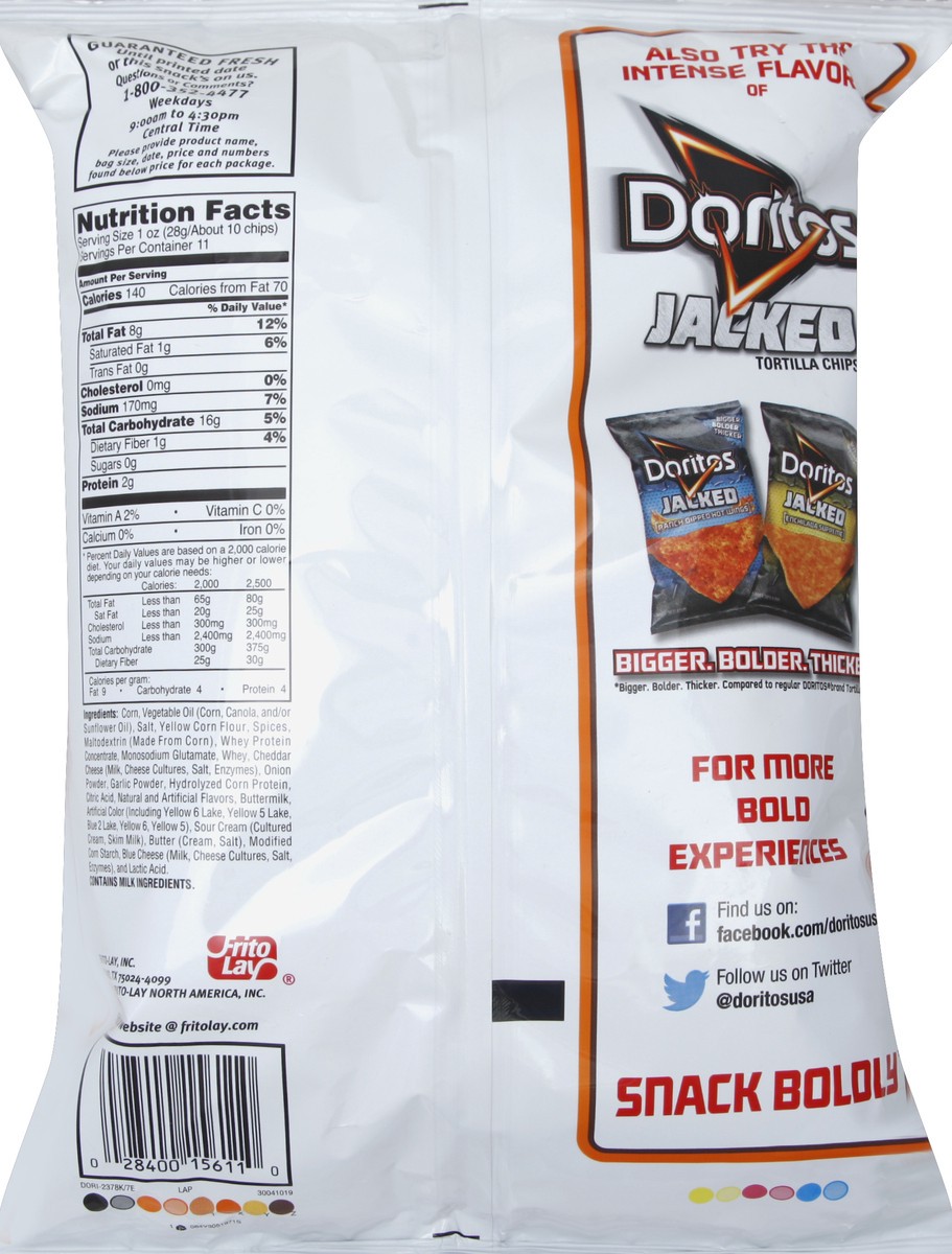 slide 6 of 6, Doritos Tortilla Chips 11 oz, 11 oz