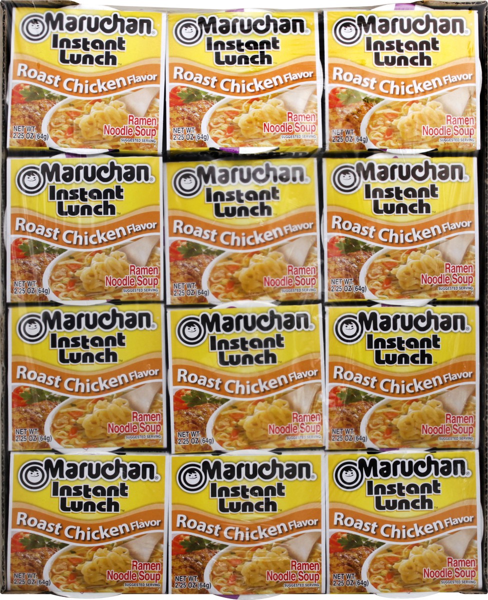 slide 6 of 9, Maruchan Roast Chicken Flavor Ramen Noodle Soup 12 ea, 12 ct