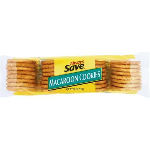 slide 1 of 1, Always Save Macaroon Cookies, 18 oz