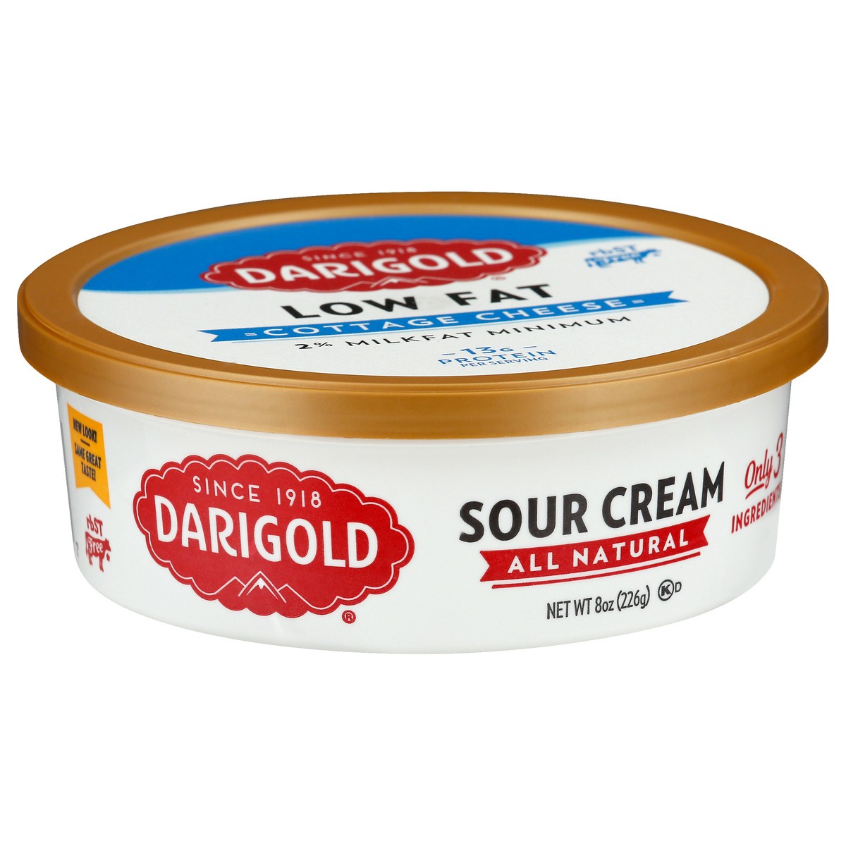 slide 6 of 12, Darigold All Natural Sour Cream 8 oz, 8 oz