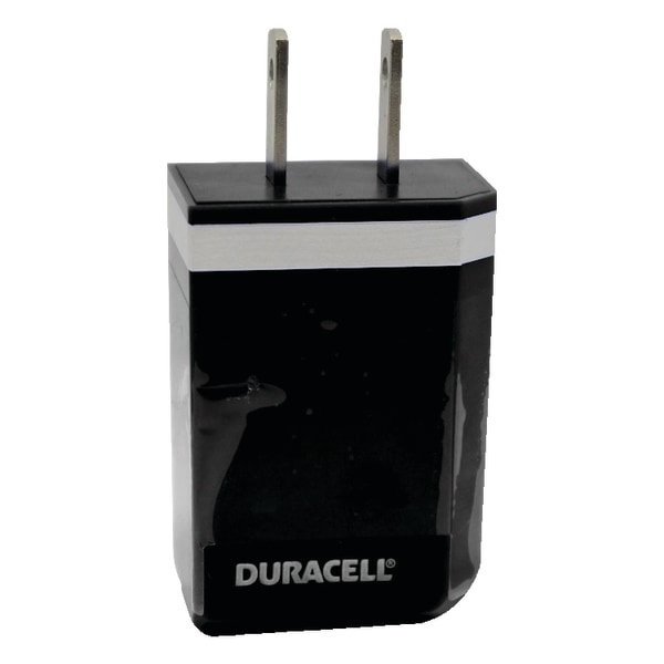 slide 1 of 1, Duracell Usb 100-240 Volt Ac Wall Charger, Black, 1 ct