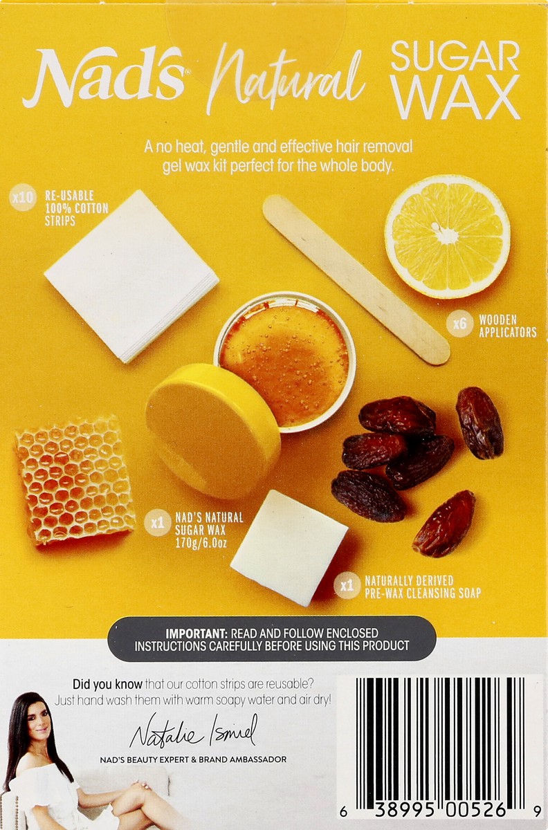 slide 9 of 9, Nad's Natural Sugar Wax Kit, 170 g