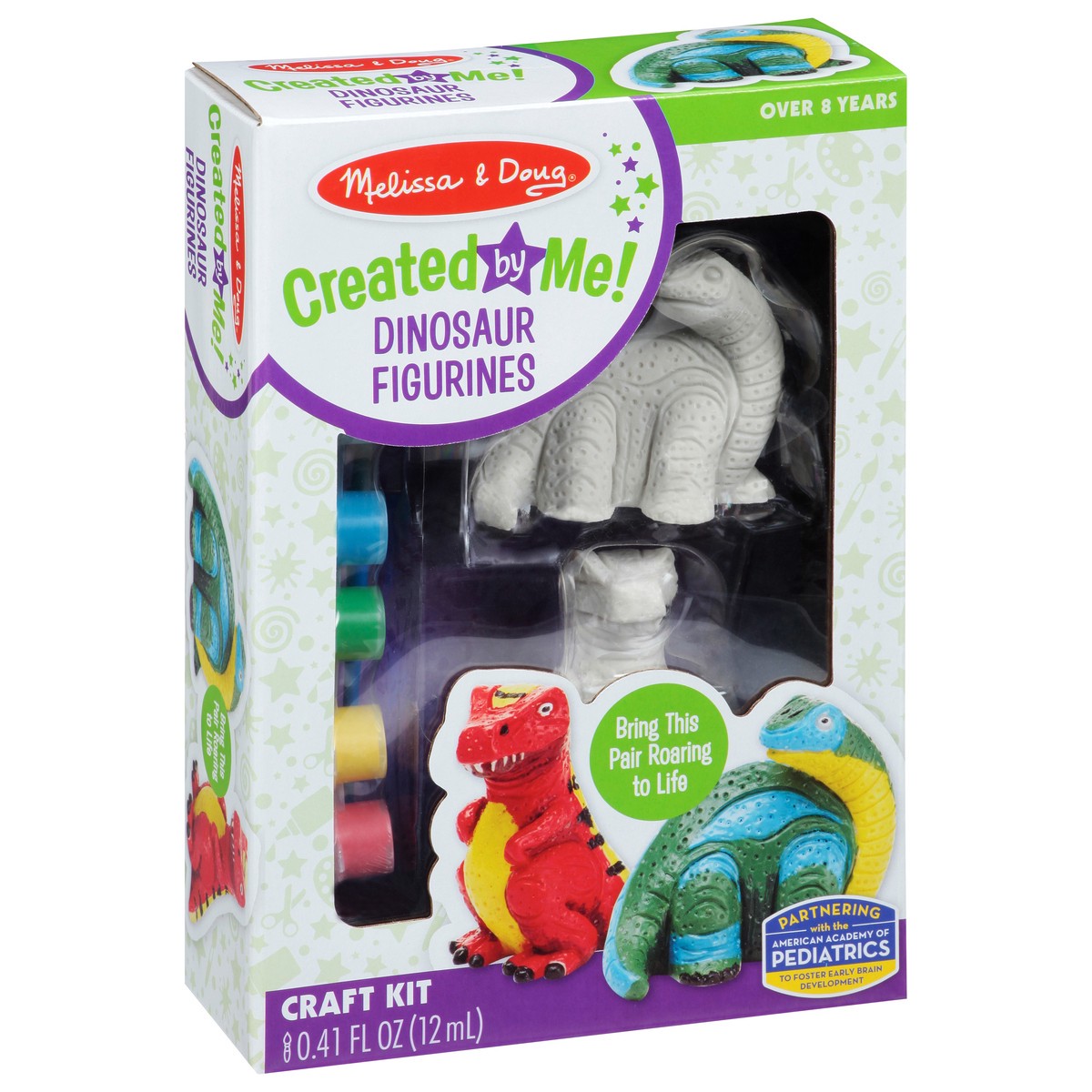 slide 9 of 9, Melissa & Doug Created by Me! Dinosaur Figurines Craft Kit 1 ea, 1 ct