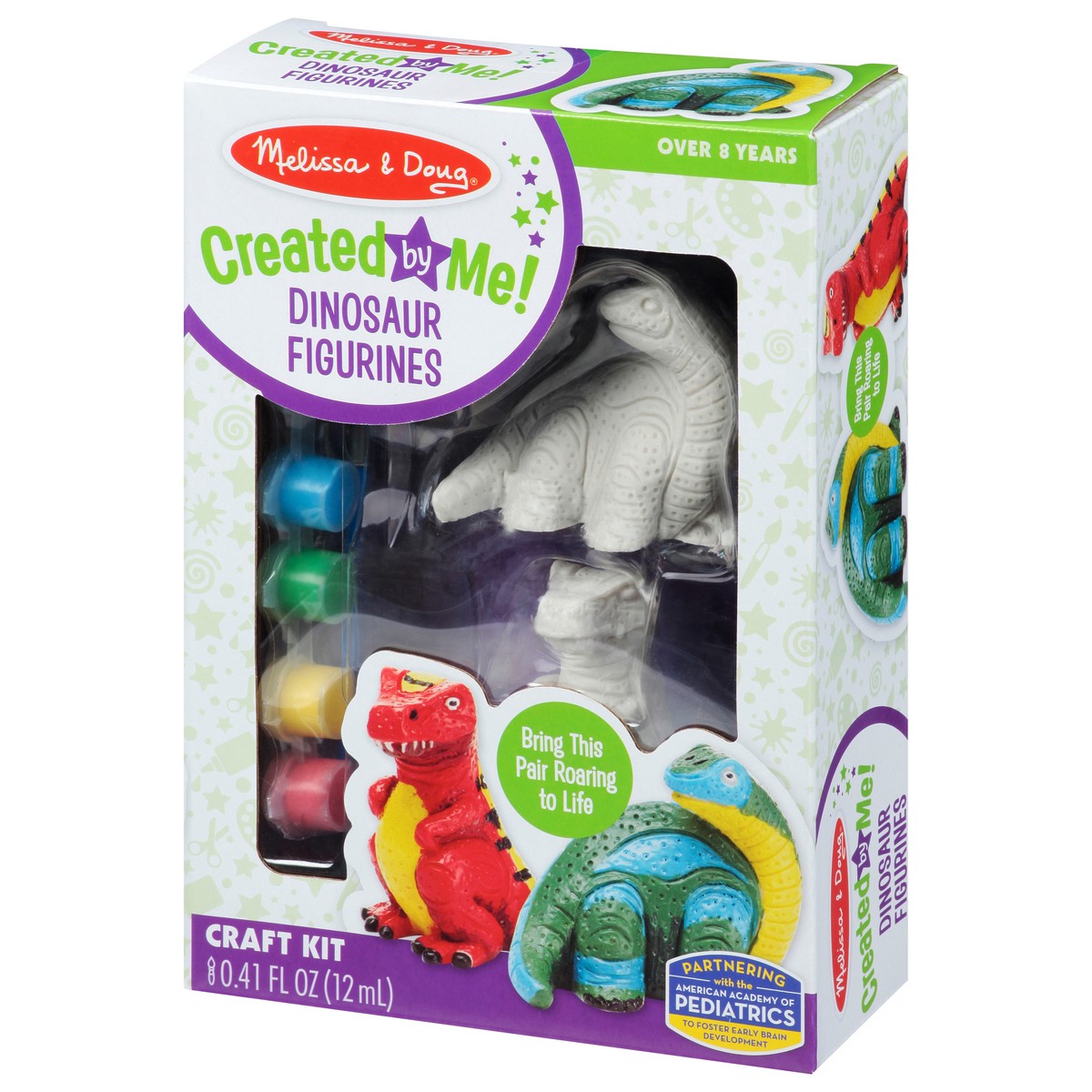 slide 6 of 9, Melissa & Doug Created by Me! Dinosaur Figurines Craft Kit 1 ea, 1 ct