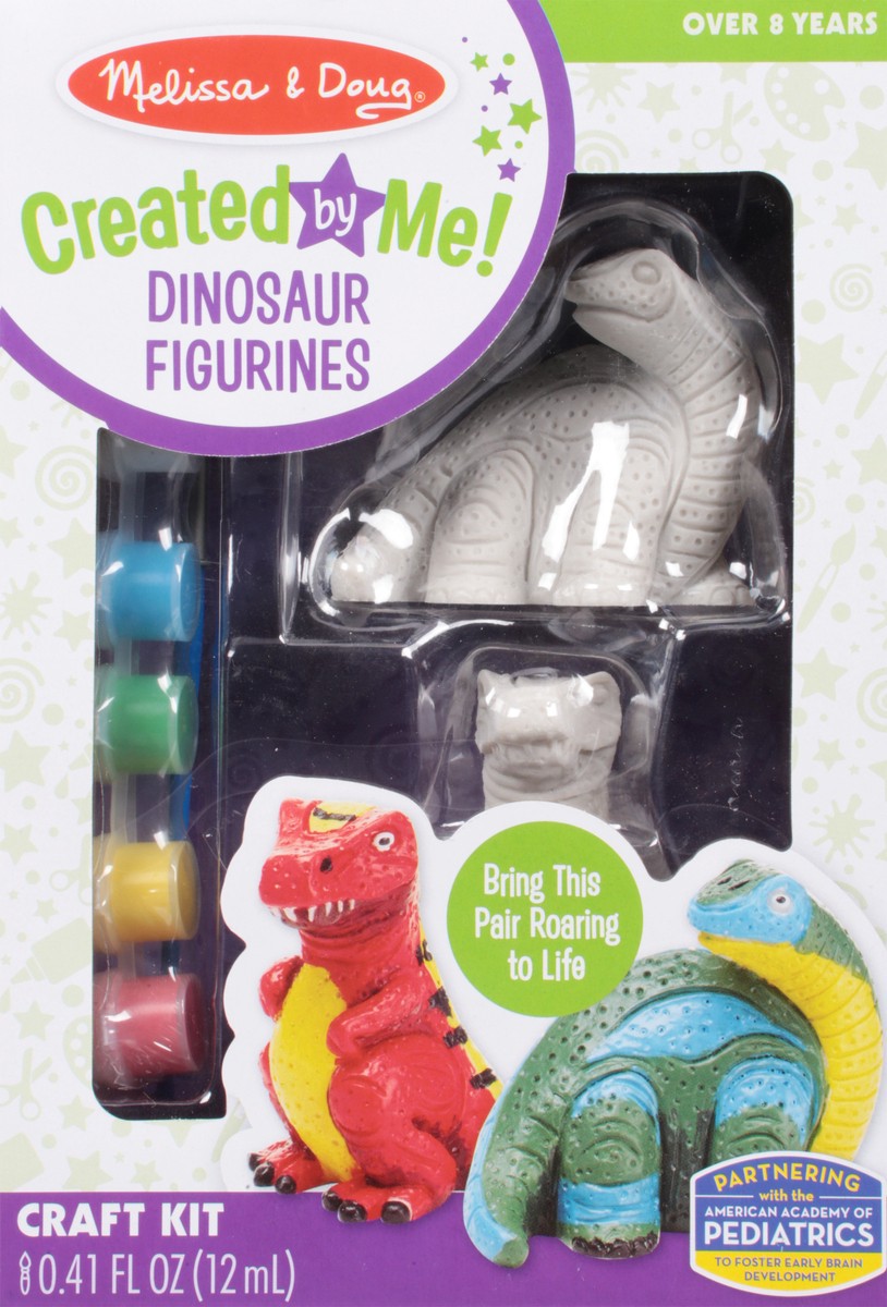 slide 3 of 9, Melissa & Doug Created by Me! Dinosaur Figurines Craft Kit 1 ea, 1 ct