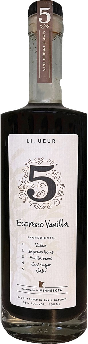 slide 3 of 4, 5infused Espresso/vanilla, 750 ml