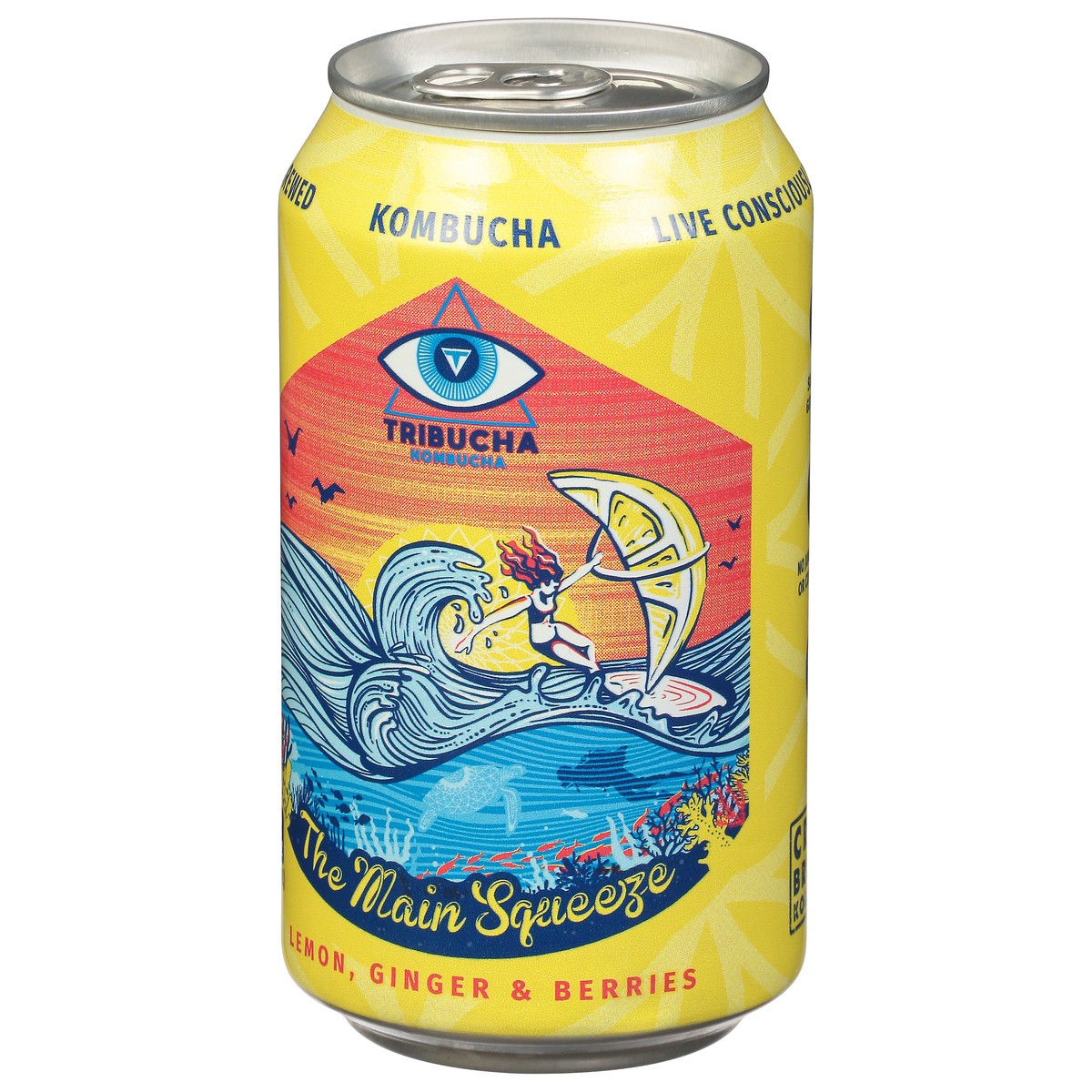 slide 3 of 9, Tribucha The Main Squeeze Lem/Gin/Be - 12 oz, 12 oz