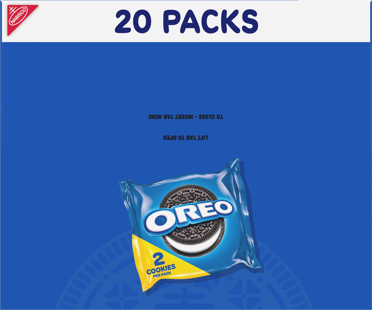 slide 9 of 9, Oreo Chocolate Sandwich Cookies 20 - 0.78 oz Packs, 1 ct