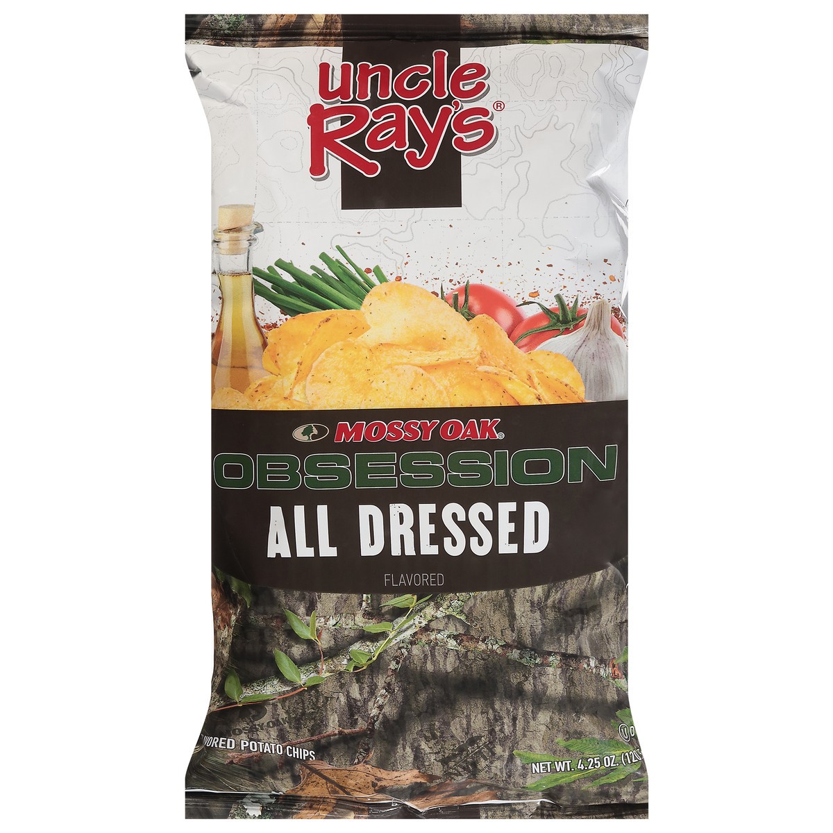 slide 7 of 13, Uncle Ray's Mossy Oak Obsession All Dressed Flavored Potato Chips 4.25 oz, 4.25 oz