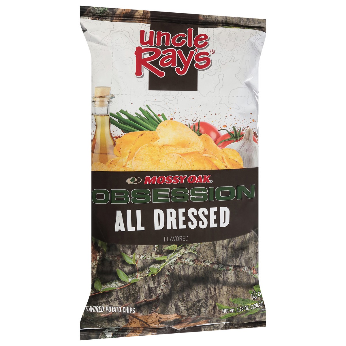 slide 6 of 13, Uncle Ray's Mossy Oak Obsession All Dressed Flavored Potato Chips 4.25 oz, 4.25 oz