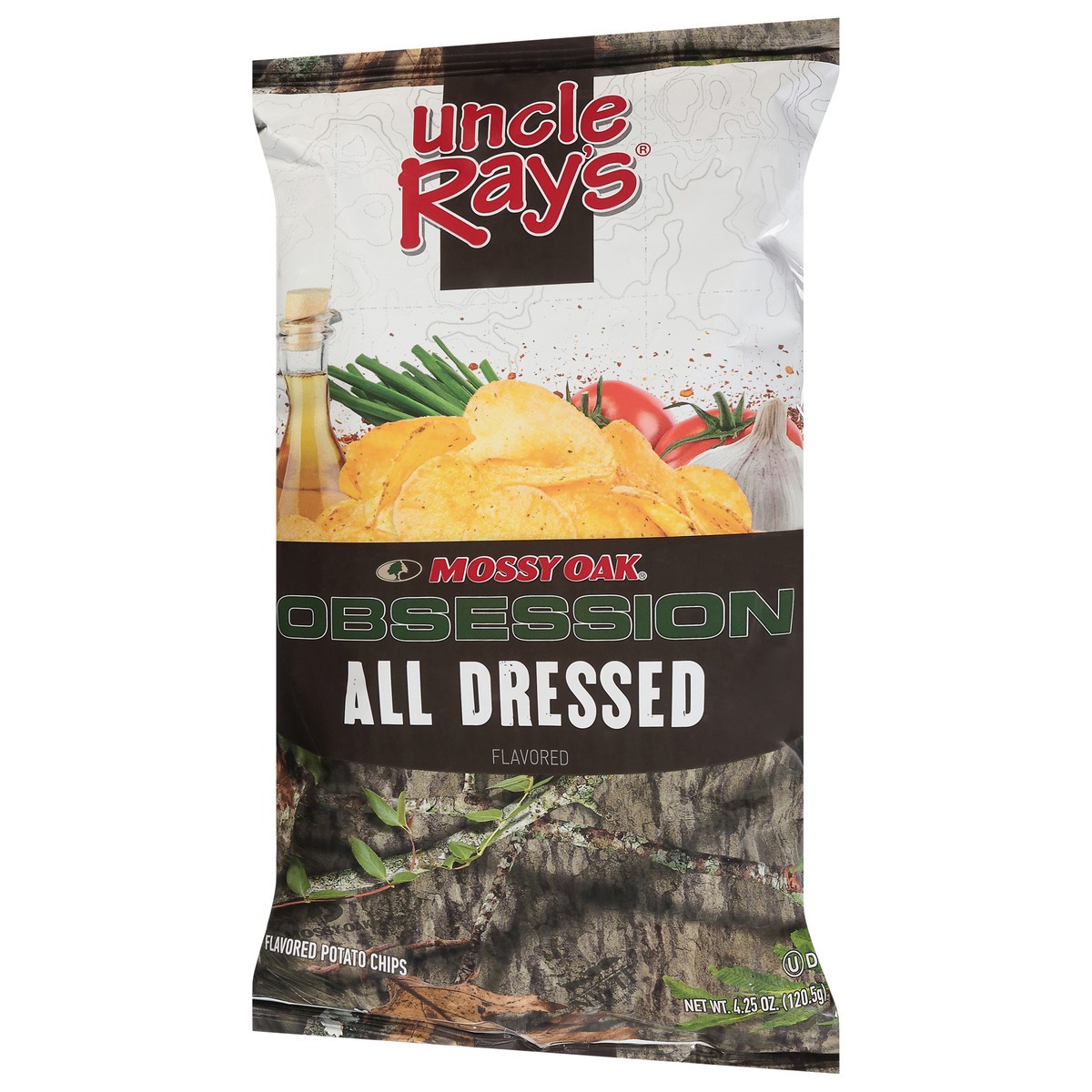 slide 5 of 13, Uncle Ray's Mossy Oak Obsession All Dressed Flavored Potato Chips 4.25 oz, 4.25 oz