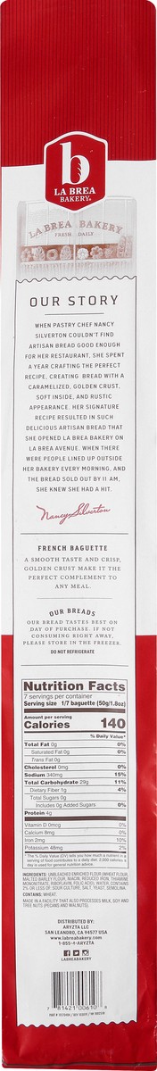 slide 5 of 10, La Brea Bakery French Baguette, 12.5 oz