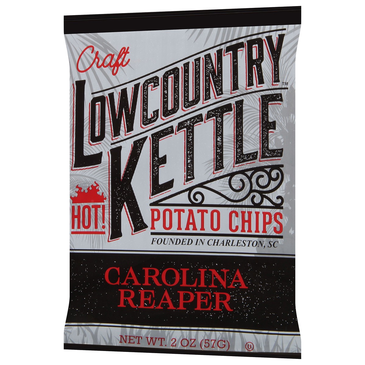 slide 14 of 14, Lowcountry Kettle Craft Carolina Reaper Potato Chips 2 oz, 2 oz