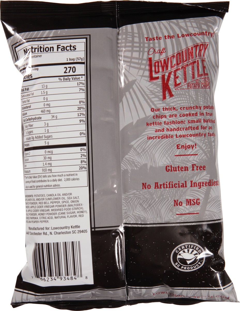 slide 9 of 14, Lowcountry Kettle Craft Carolina Reaper Potato Chips 2 oz, 2 oz