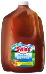 Swiss Premium Diet Iced Tea with Lemon - 1 Gallon (3.78 L) Plastic Jug