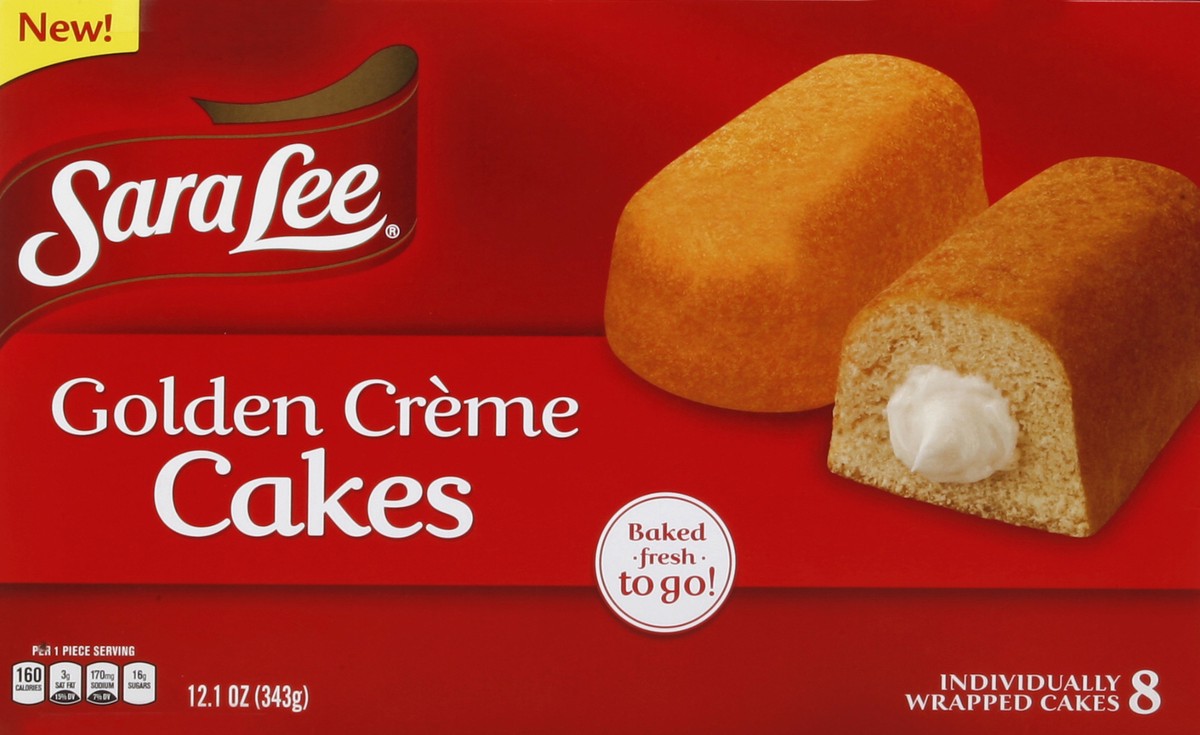 slide 4 of 4, Sara Lee Golden Creme Cakes, 12.1 oz