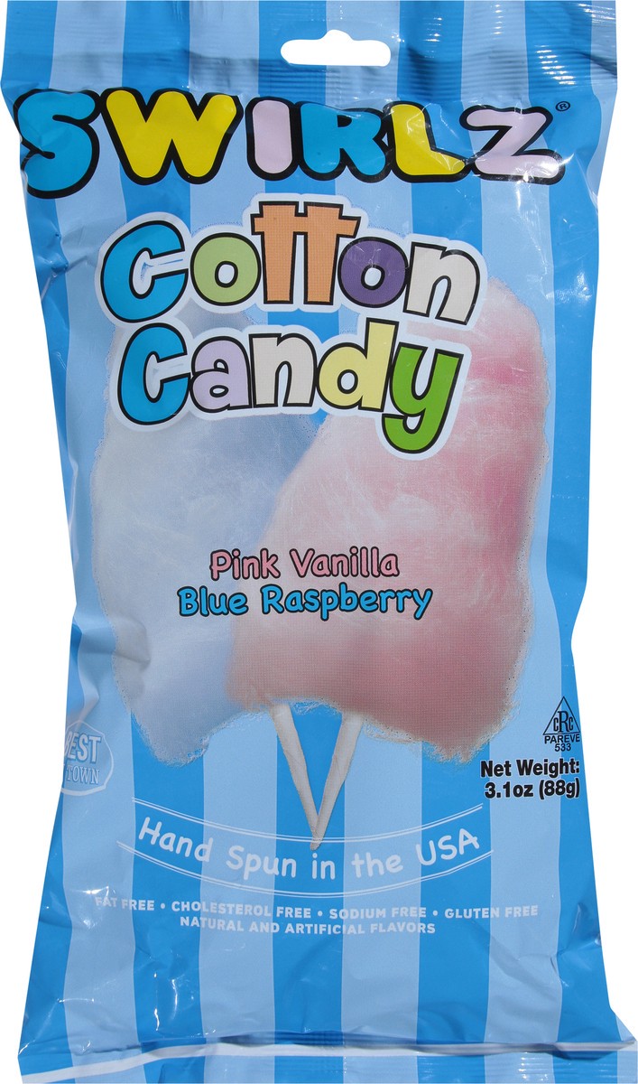 slide 3 of 13, Swirlz Pink Vanilla Blue Raspberry Cotton Candy 3.1 oz, 3.1 oz