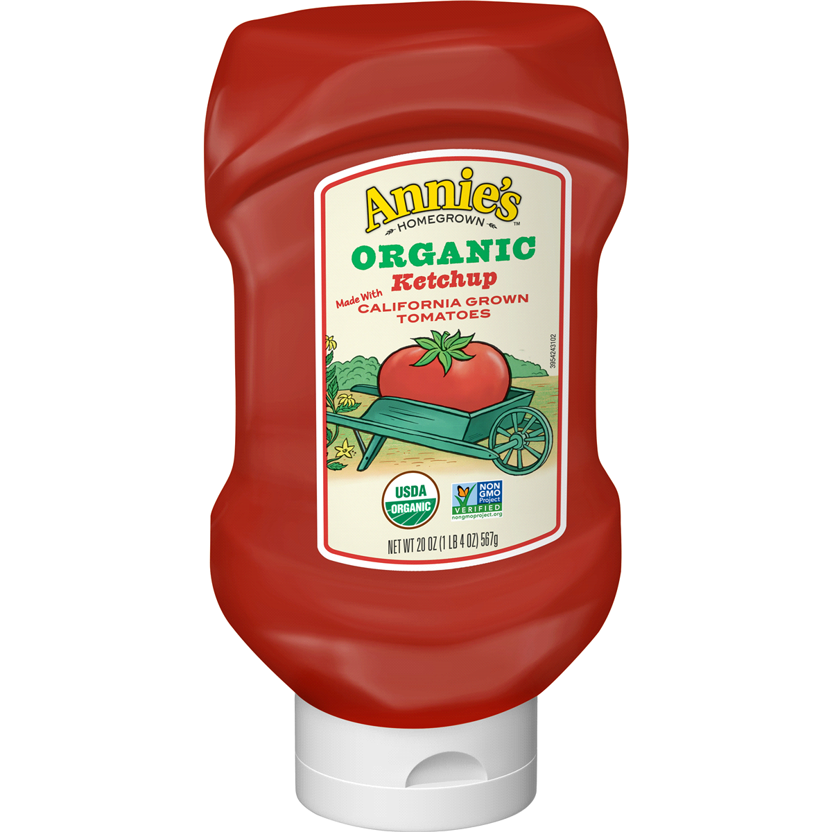 slide 1 of 1, Annie's Homegrown Organic Ketchup, 20 oz