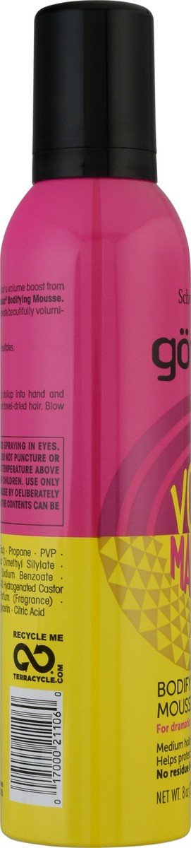 slide 6 of 10, göt2b Volumaniac Bodifying Mousse 8 oz, 8 oz