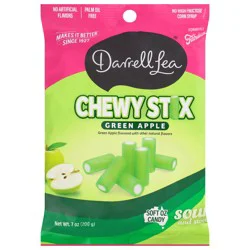 Darrell Lea Green Apple Chewy Stix 7 oz