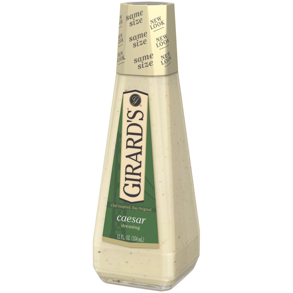 slide 5 of 8, Girard's Caesar Dressing, 12 fl oz