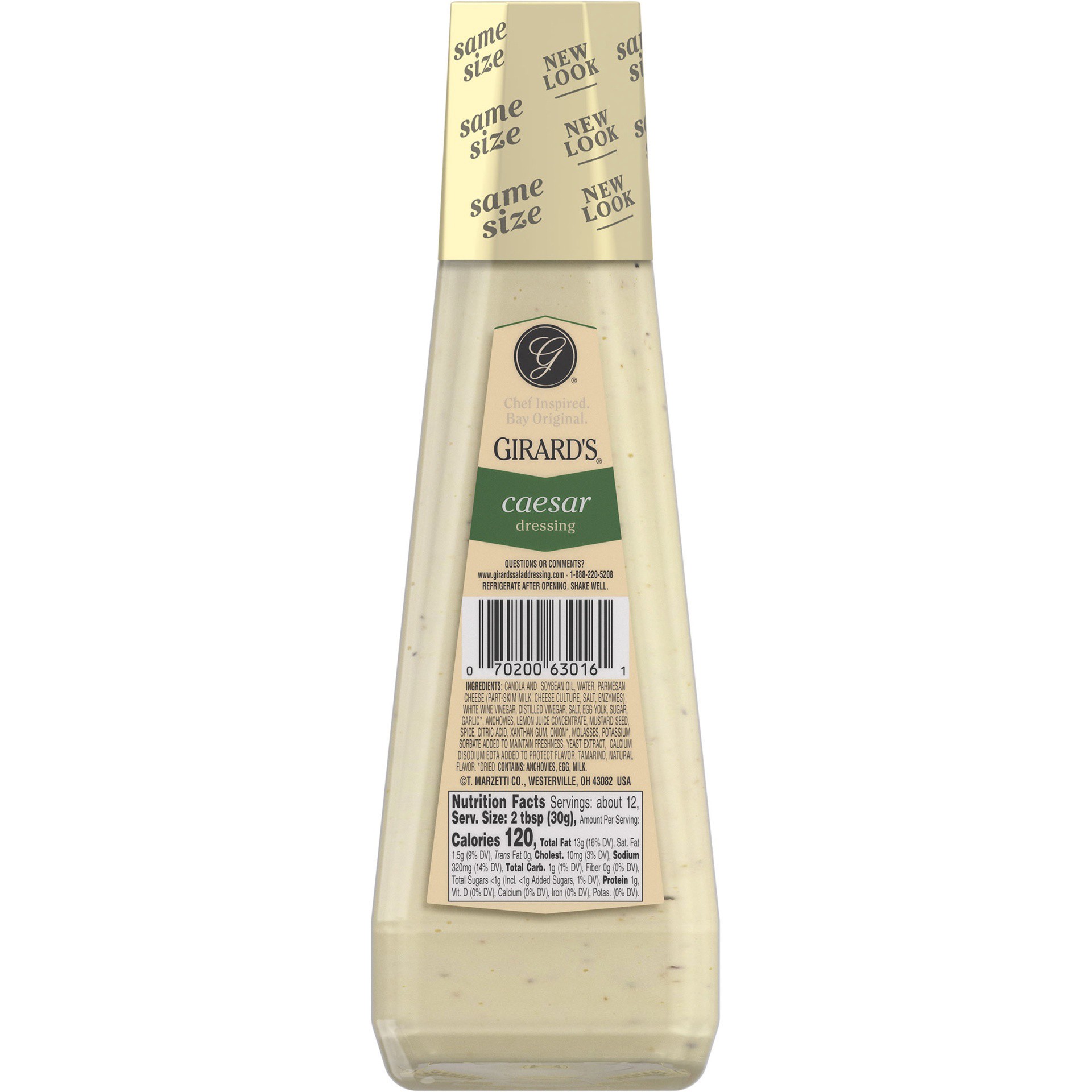 slide 8 of 8, Girard's Caesar Dressing, 12 fl oz