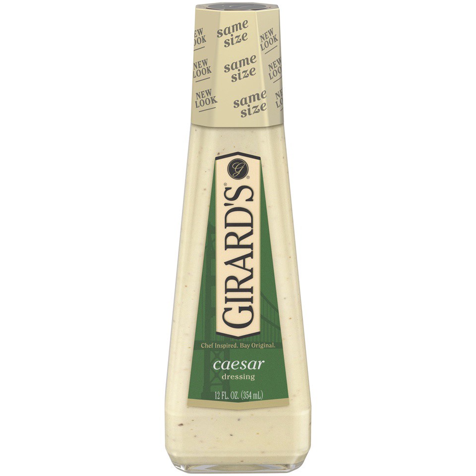 slide 1 of 8, Girard's Caesar Dressing, 12 fl oz