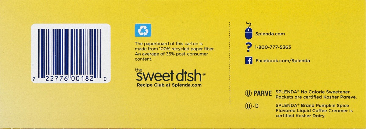 slide 2 of 6, Splenda No Calorie Sweetener Packets, 7 oz