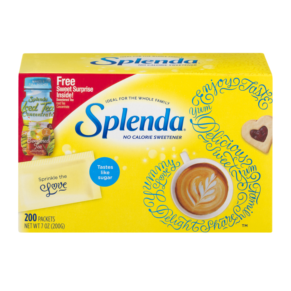 slide 1 of 6, Splenda No Calorie Sweetener Packets, 7 oz