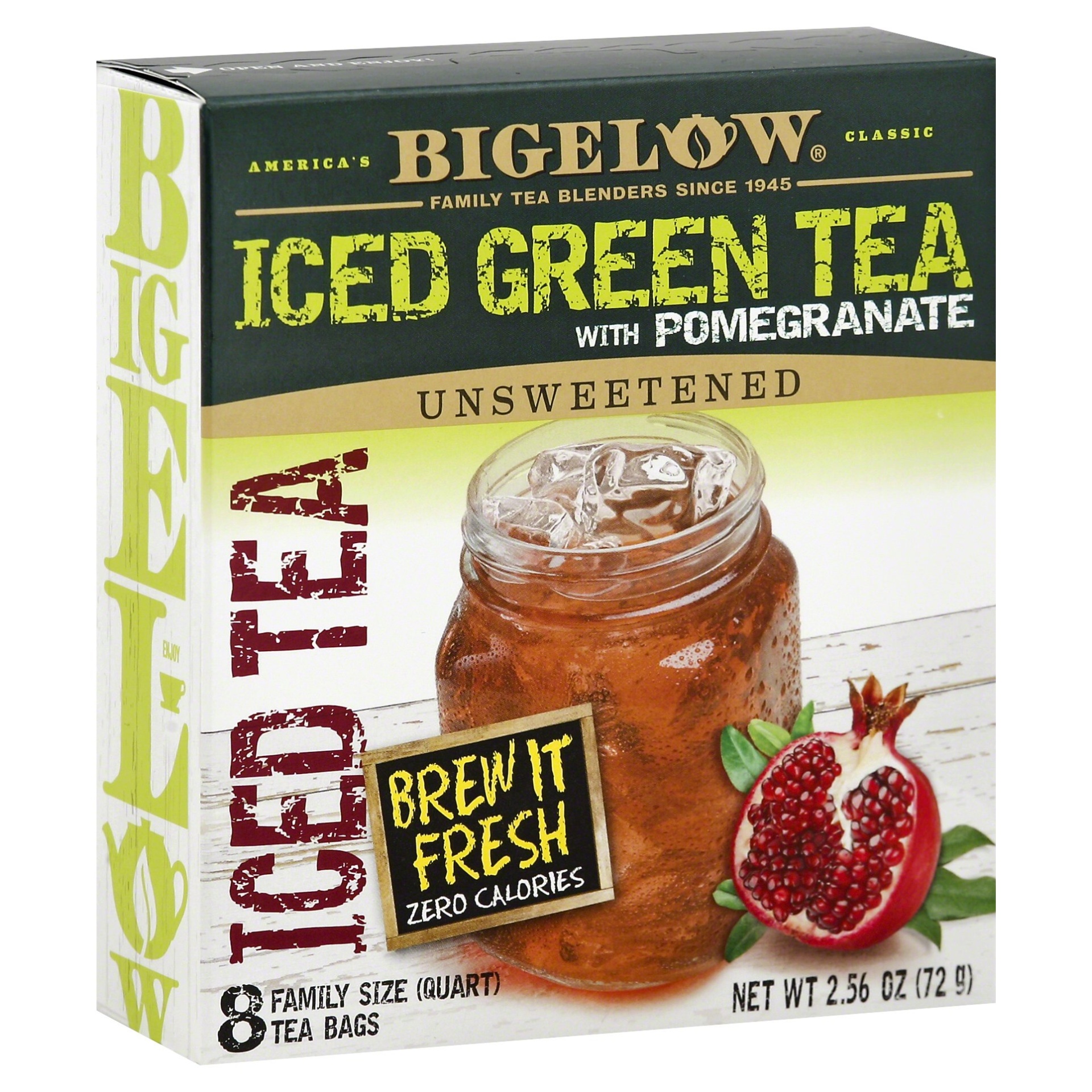 slide 1 of 1, Bigelow Green Tea with Pomegranate, Tea Bags - 8 ct, 8 ct