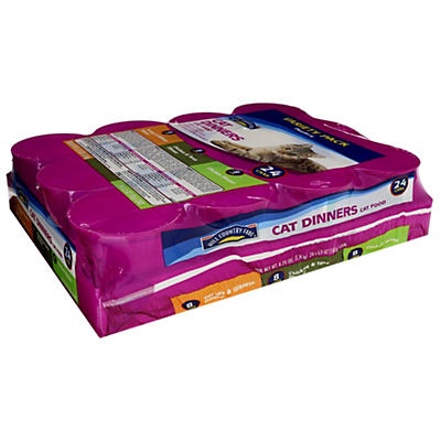 slide 1 of 1, Hill Country Fare Cat Food Poultry Variety Pack, 24 ct