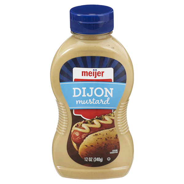 slide 1 of 2, Meijer Dijon Mustard, 12 oz