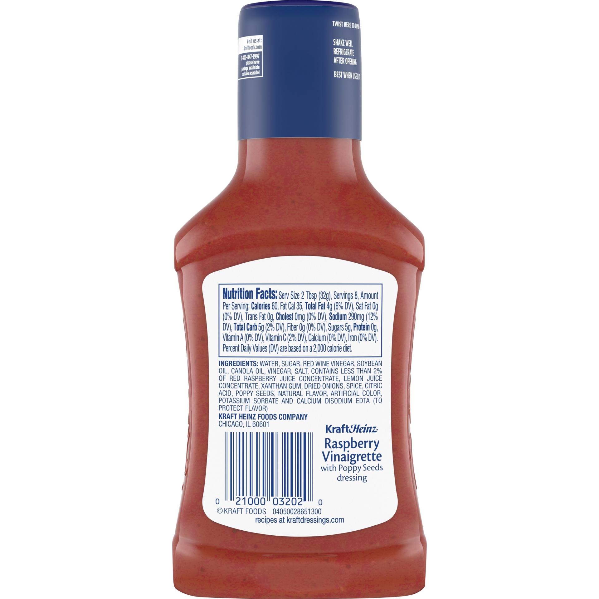 Kraft Raspberry Vinaigrette Salad Dressing 8 fl oz Shipt