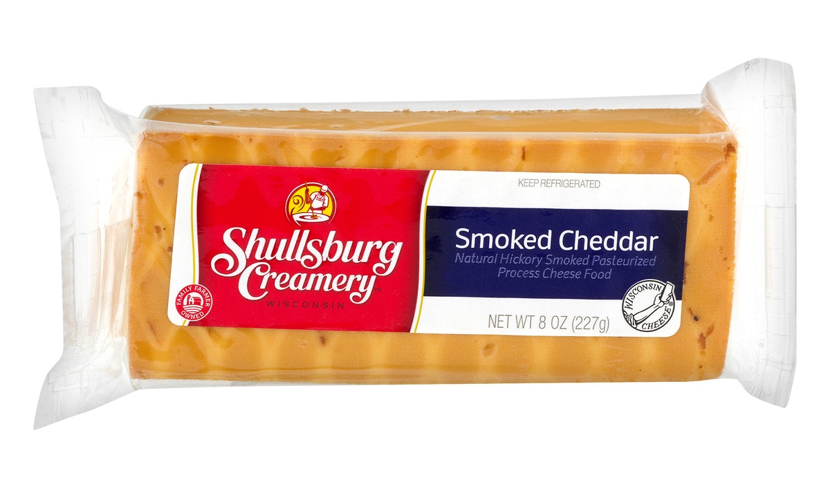 slide 1 of 1, Shullsburg Creamery Cheddar Smoked, 8 oz