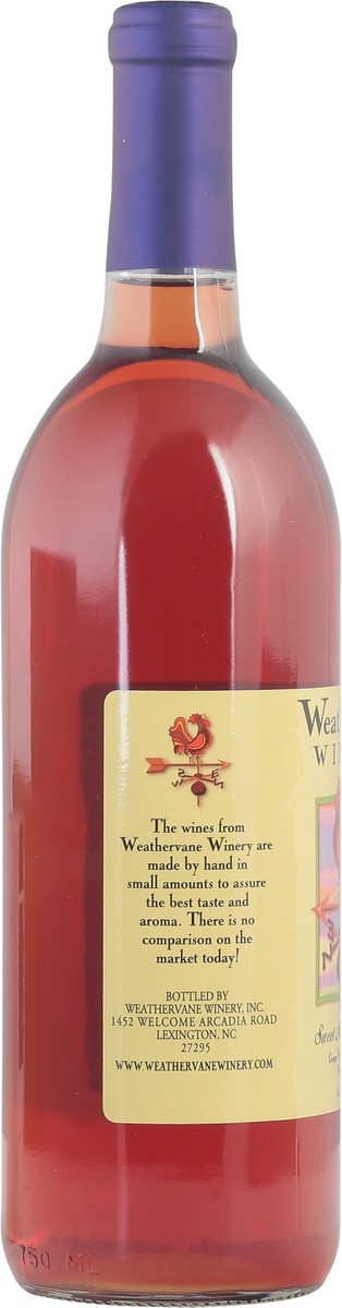 slide 2 of 9, Weathervane Winery Sweet Mountain Bliss Grape Wine with Raspberry Natural Flavor 750 ml, 750 ml