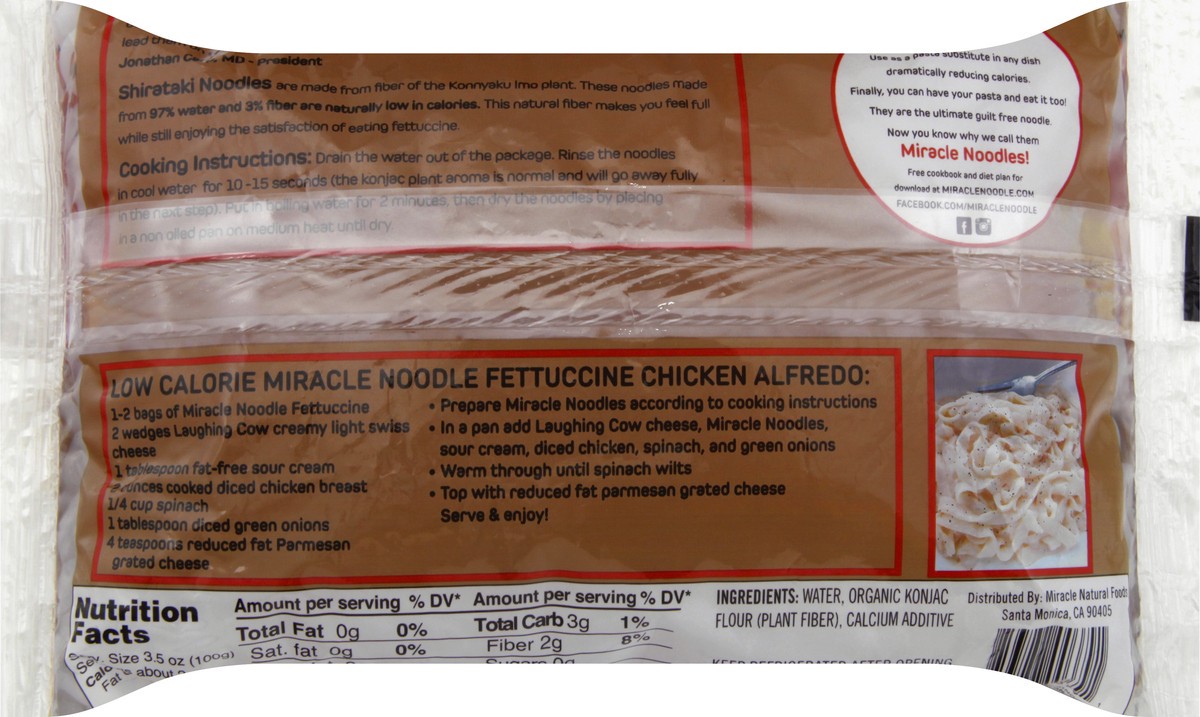 slide 8 of 9, Miracle Noodle Kitchen Fettuccine 7 oz, 7 oz