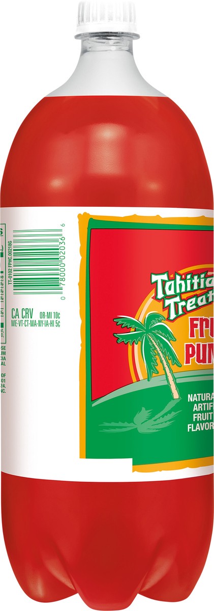 slide 3 of 7, Tahitian Treat Fruit Punch Soda, 2 L bottle, 2 liter