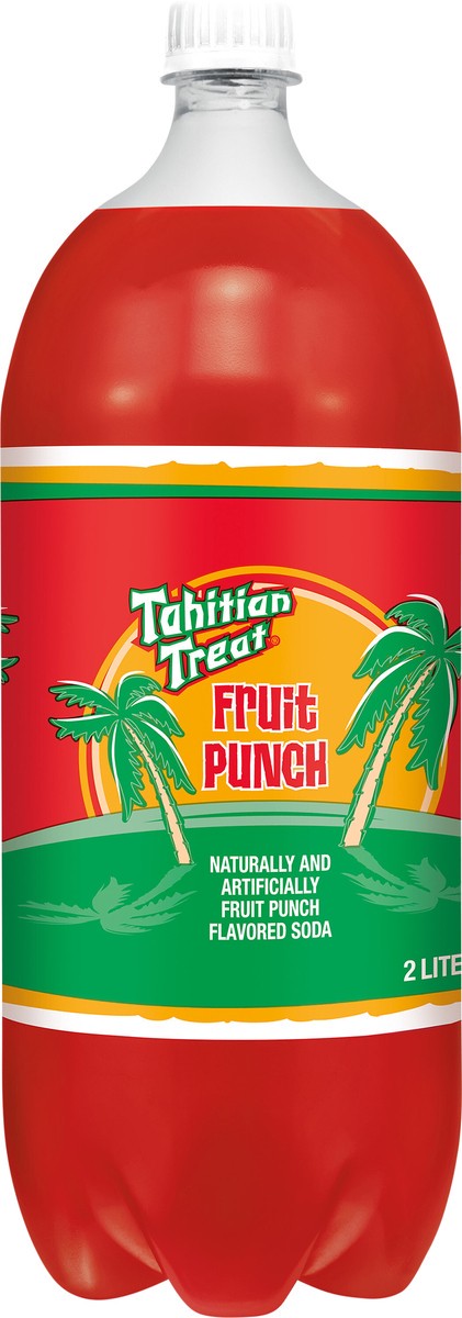slide 4 of 7, Tahitian Treat Fruit Punch Soda, 2 L bottle, 2 liter