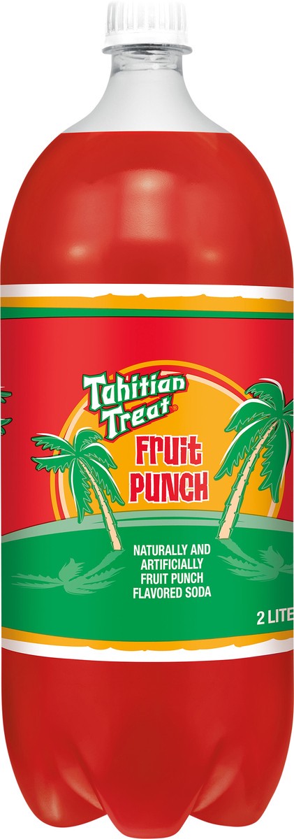 slide 1 of 7, Tahitian Treat Fruit Punch Soda 2 lt, 2 liter