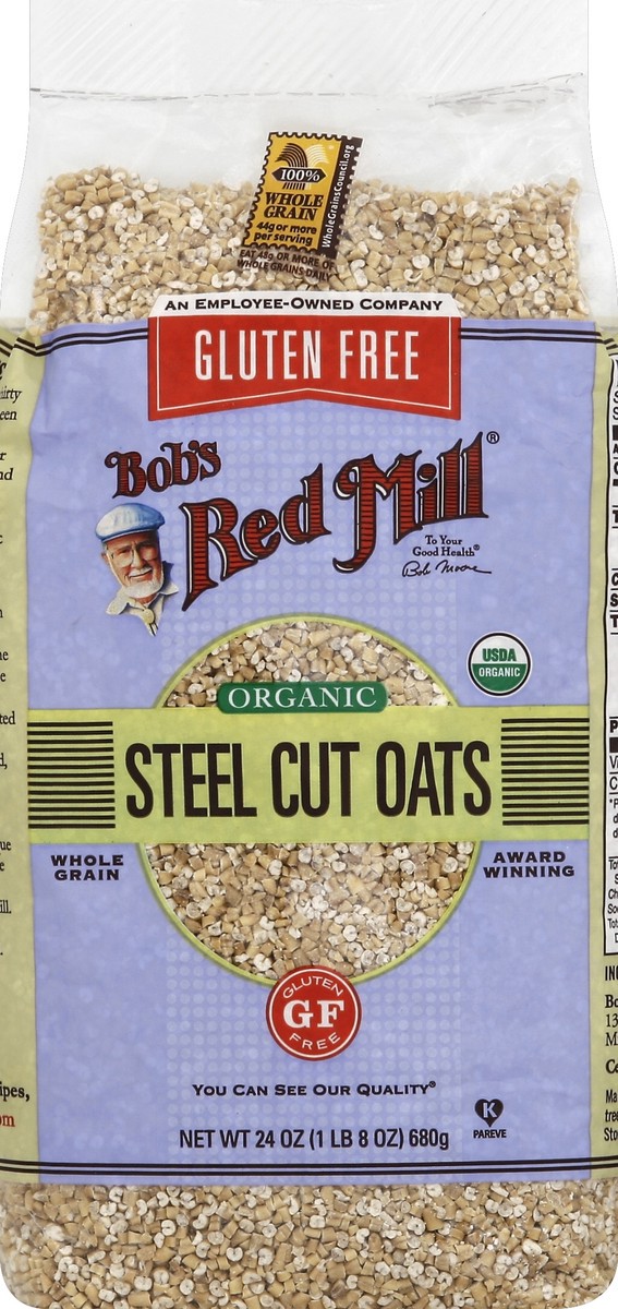 slide 3 of 5, Bob's Red Mill Oats 24 oz, 24 oz