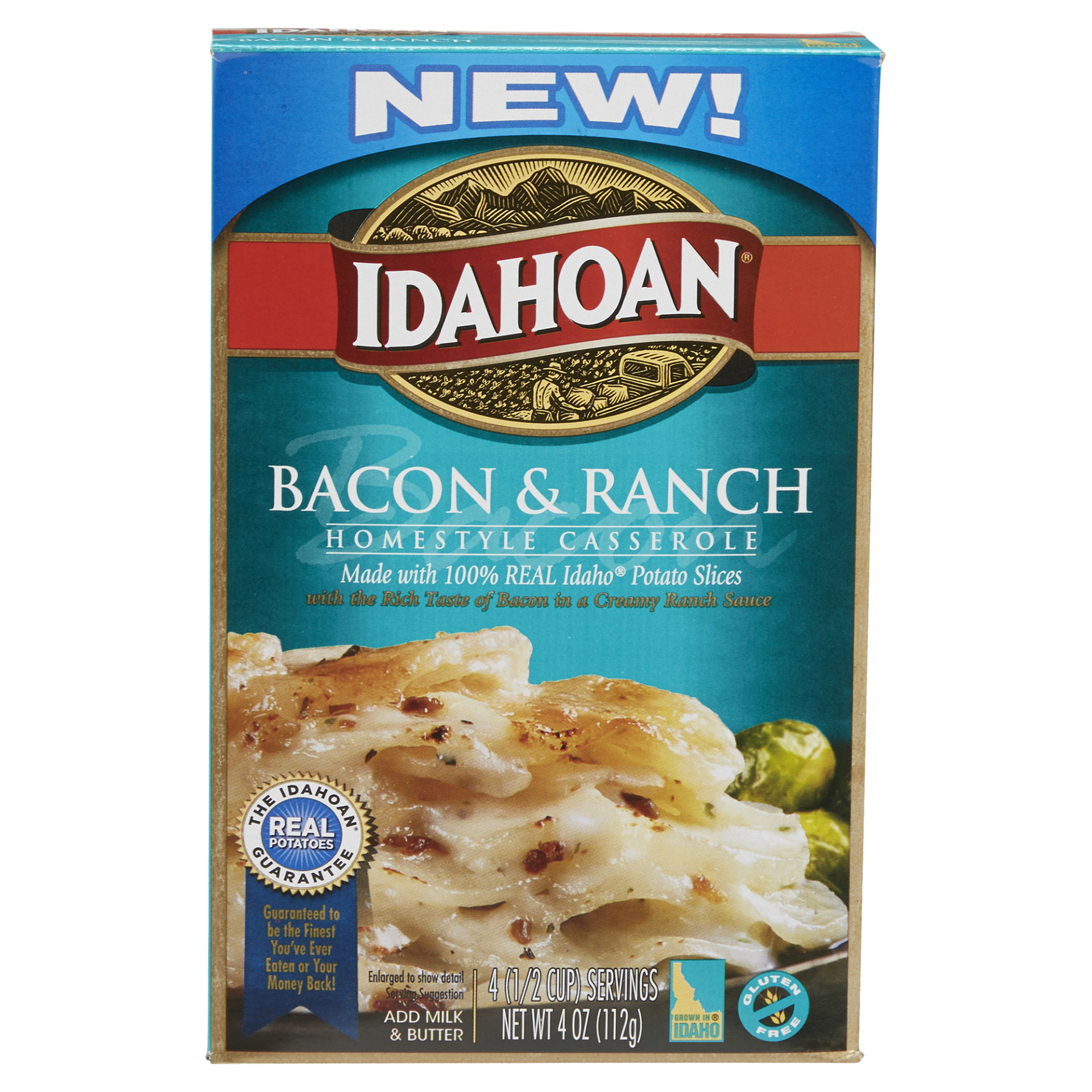 slide 1 of 6, Idahoan Bacon & Ranch Homestyle Casserole, 4 oz