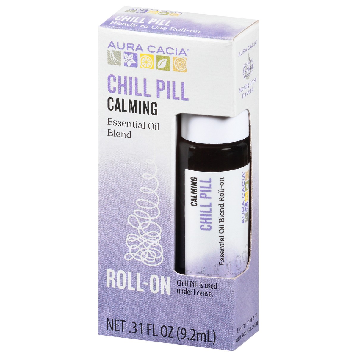 slide 3 of 13, Aura Cacia Roll-On Calming Chill Pill Essential Oil Blend 0.31 fl oz, 0.31 fl oz