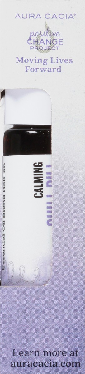 slide 10 of 13, Aura Cacia Roll-On Calming Chill Pill Essential Oil Blend 0.31 fl oz, 0.31 fl oz